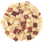 1/4"x1/4"x1/4" Evaporated Apple Dice With Peel