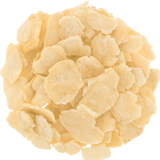 Low-Moisture Rolled Flakes