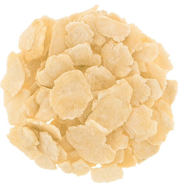 Low-Moisture Rolled Flakes