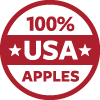100% USA Apples